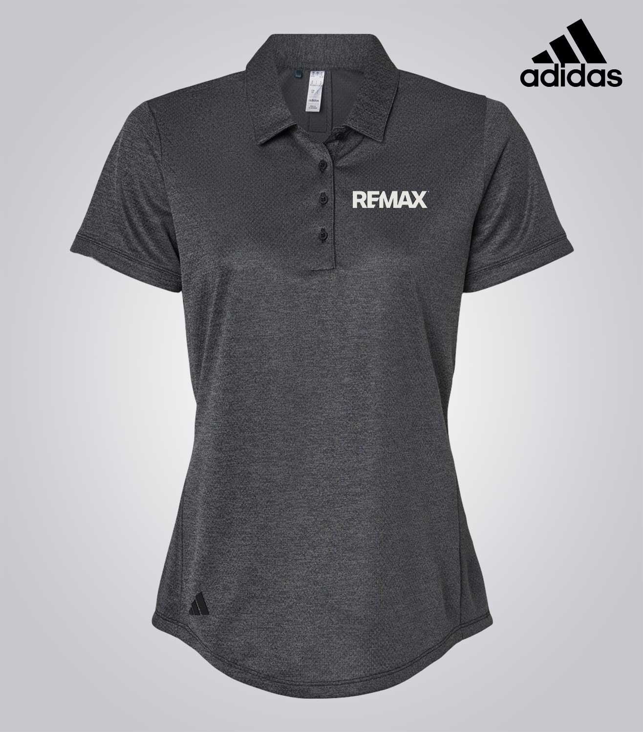 Adidas Women's Space Dyed Sportshirt - Brand Refresh - One Color Logo - Embroidered