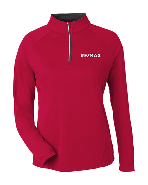Ladies' Origin Performance Pique Quarter-Zip