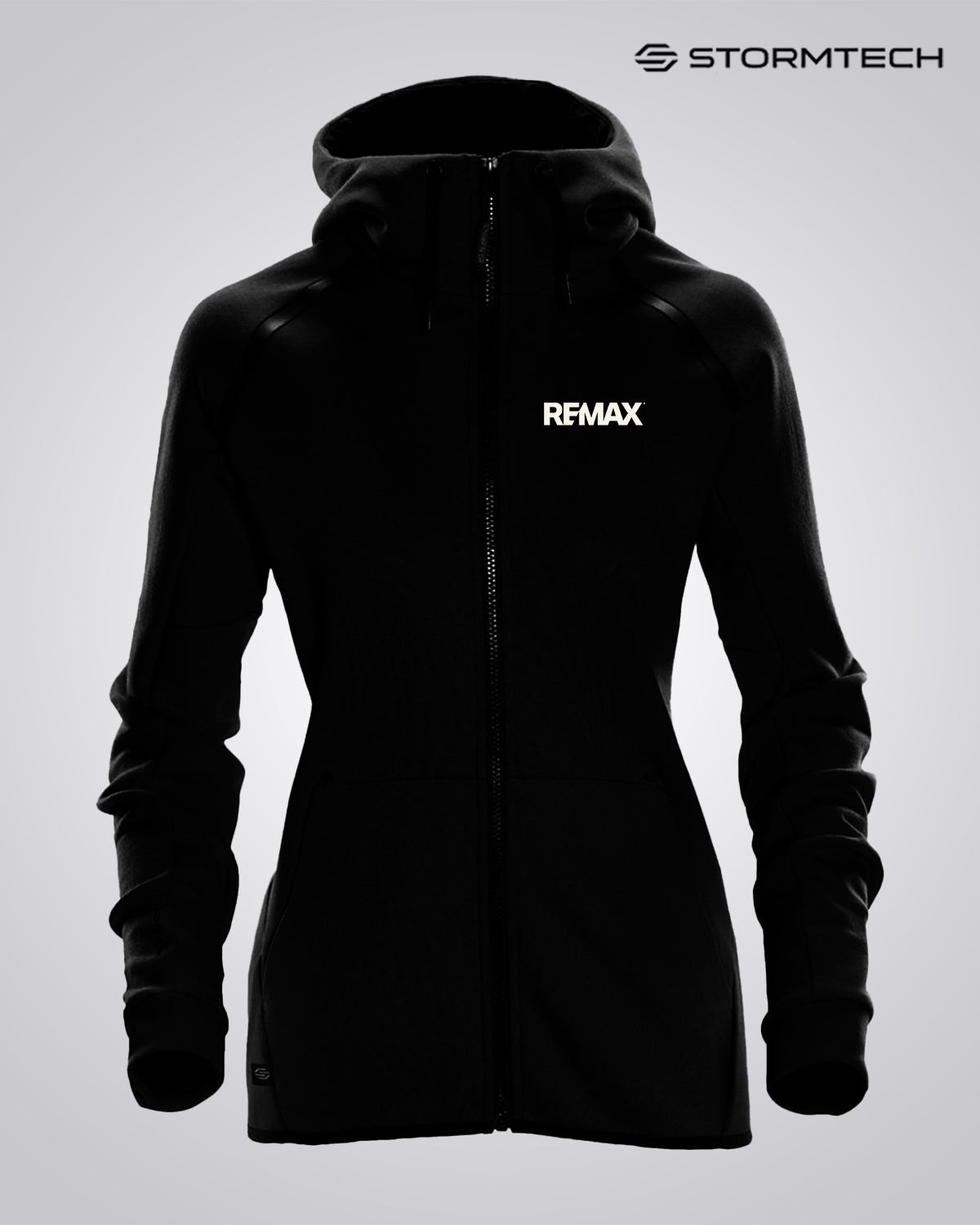 Stormtech Women's Reflex Hoody - Black - REMAX Brand Refresh - Embroidered