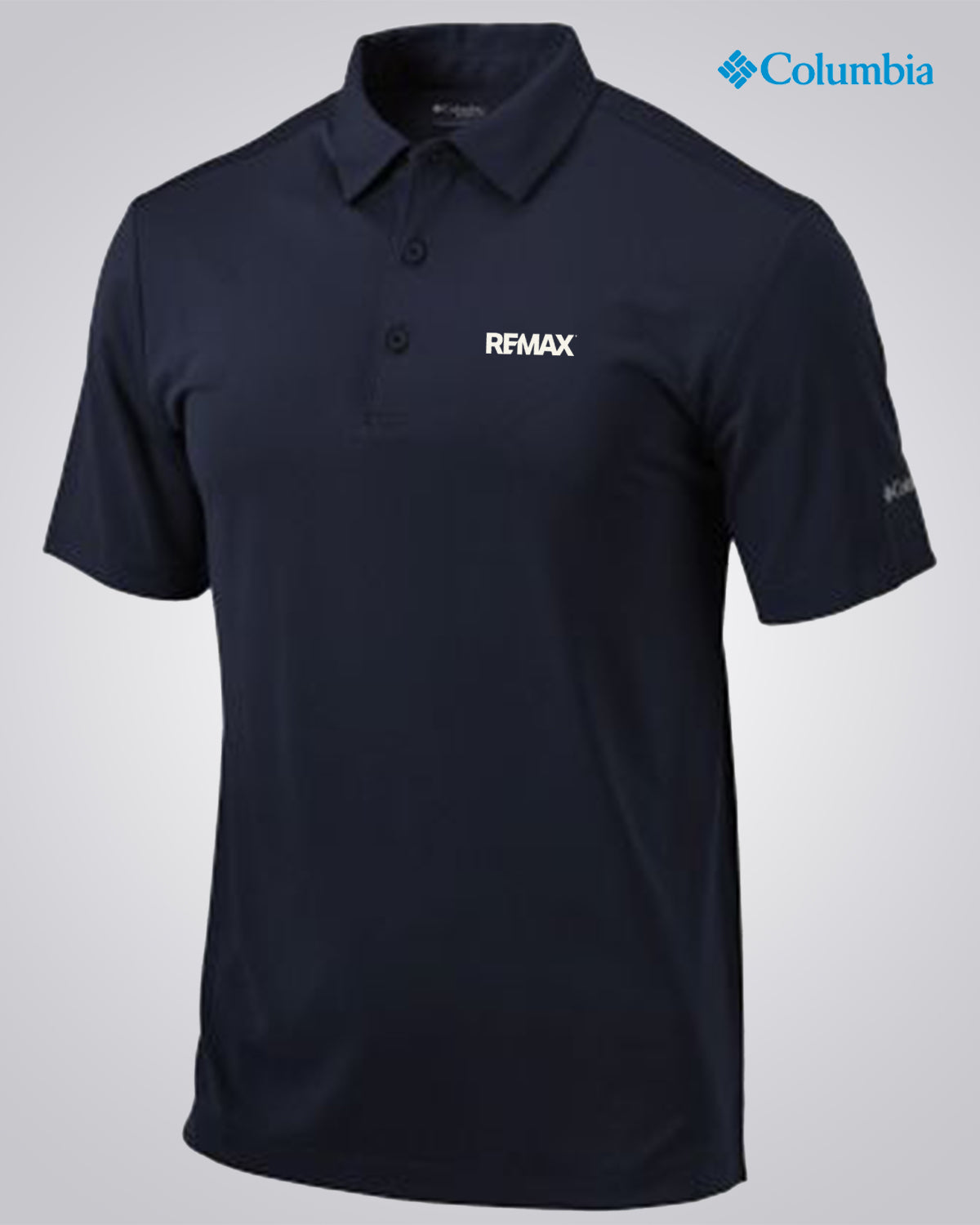 Adult Columbia Omni-Wick™ Drive Sportshirt - REMAX Brand Refresh - One Color Logo - Embroidered