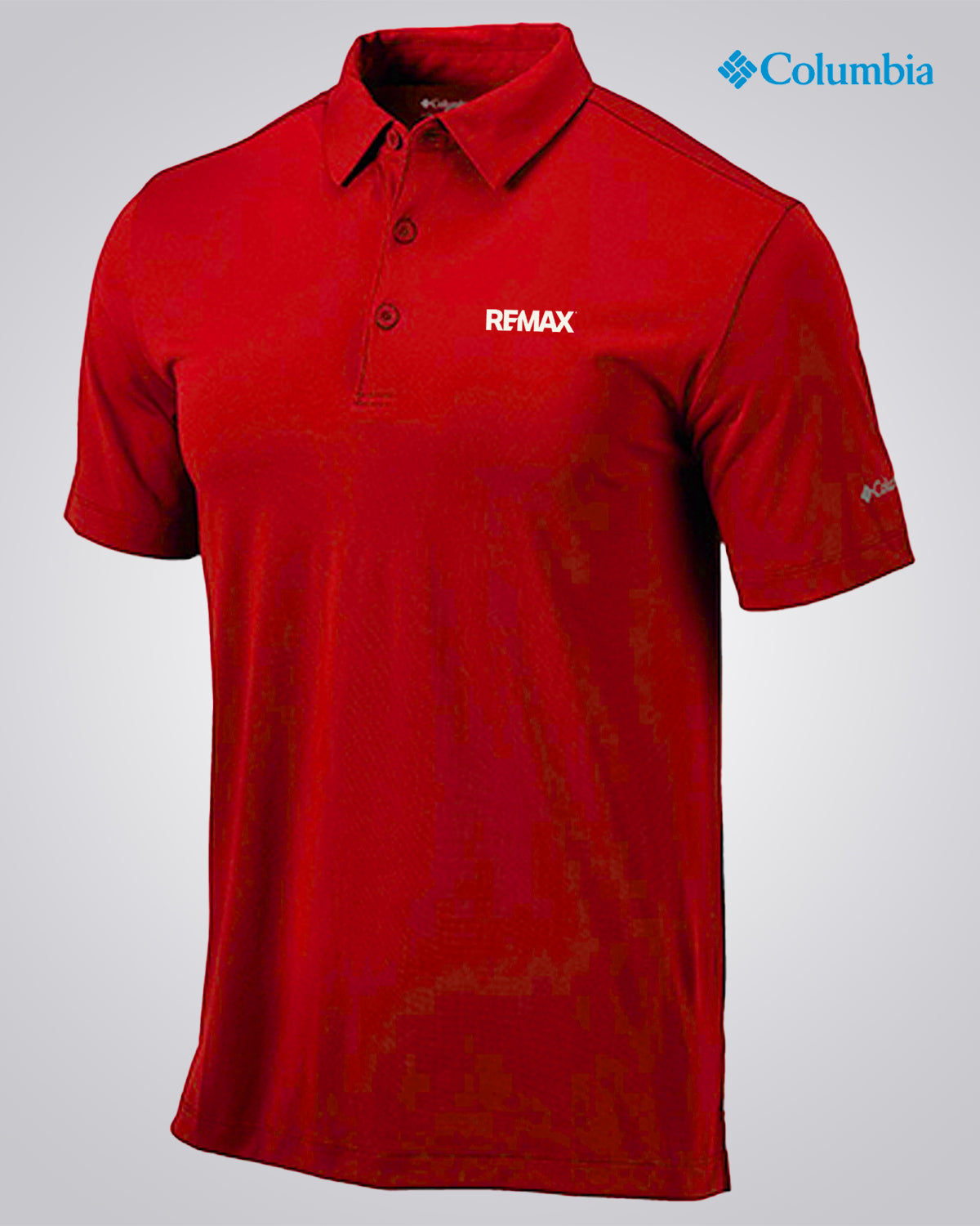 Adult Columbia Omni-Wick™ Drive Sportshirt - REMAX Brand Refresh - One Color Logo - Embroidered
