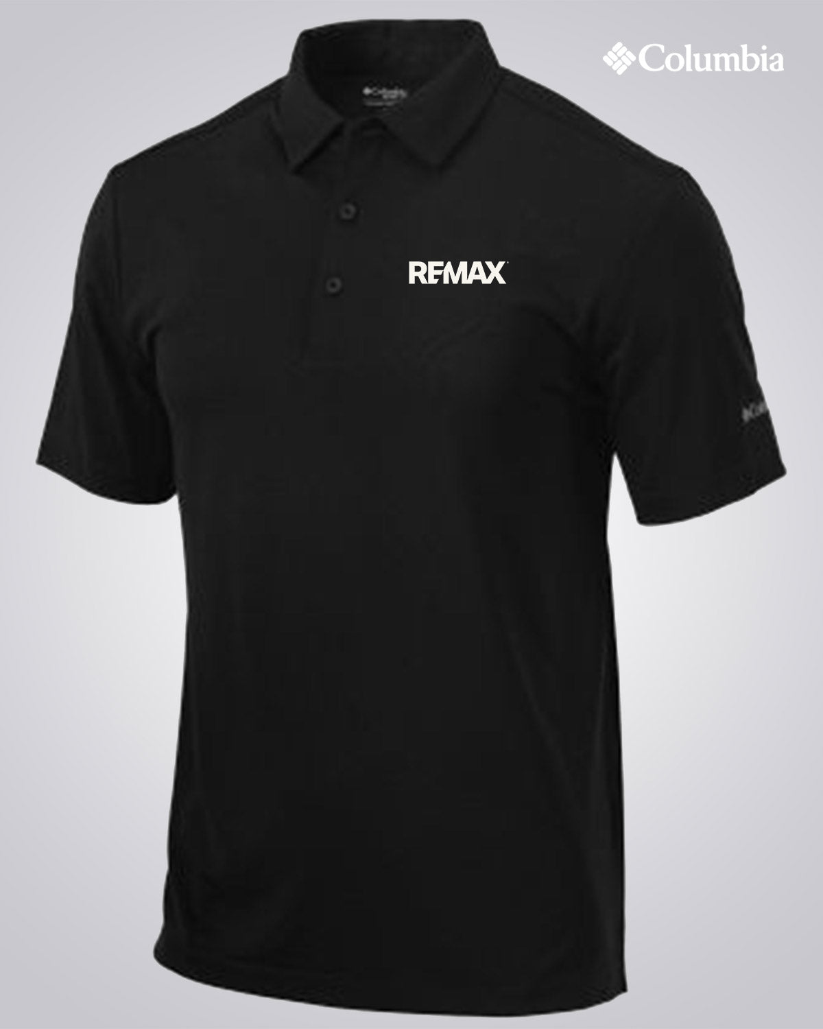 Adult Columbia Omni-Wick™ Drive Sportshirt - Black - REMAX Brand Refresh - Embroidered