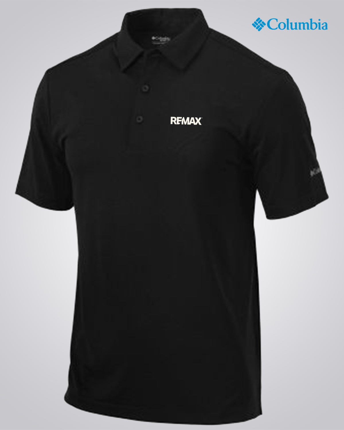 Adult Columbia Omni-Wick™ Drive Sportshirt - REMAX Brand Refresh - One Color Logo - Embroidered