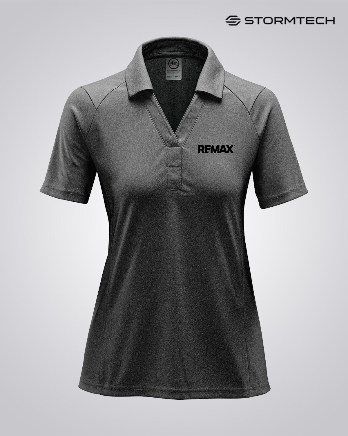 Charcoal Heather - Black Logo