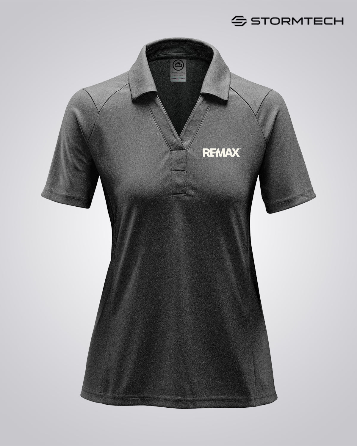 Charcoal Heather - White Logo