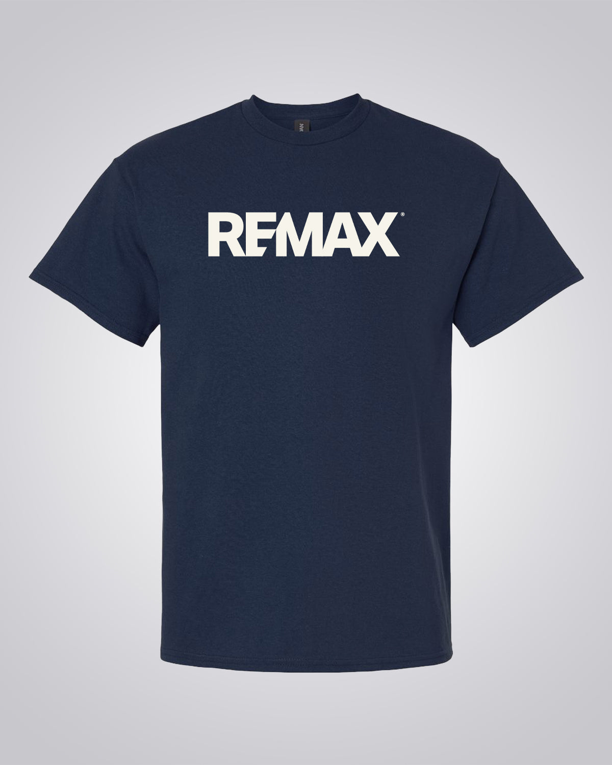 Navy T-Shirt - RE/MAX Brand Refresh - One Color Logo Printed