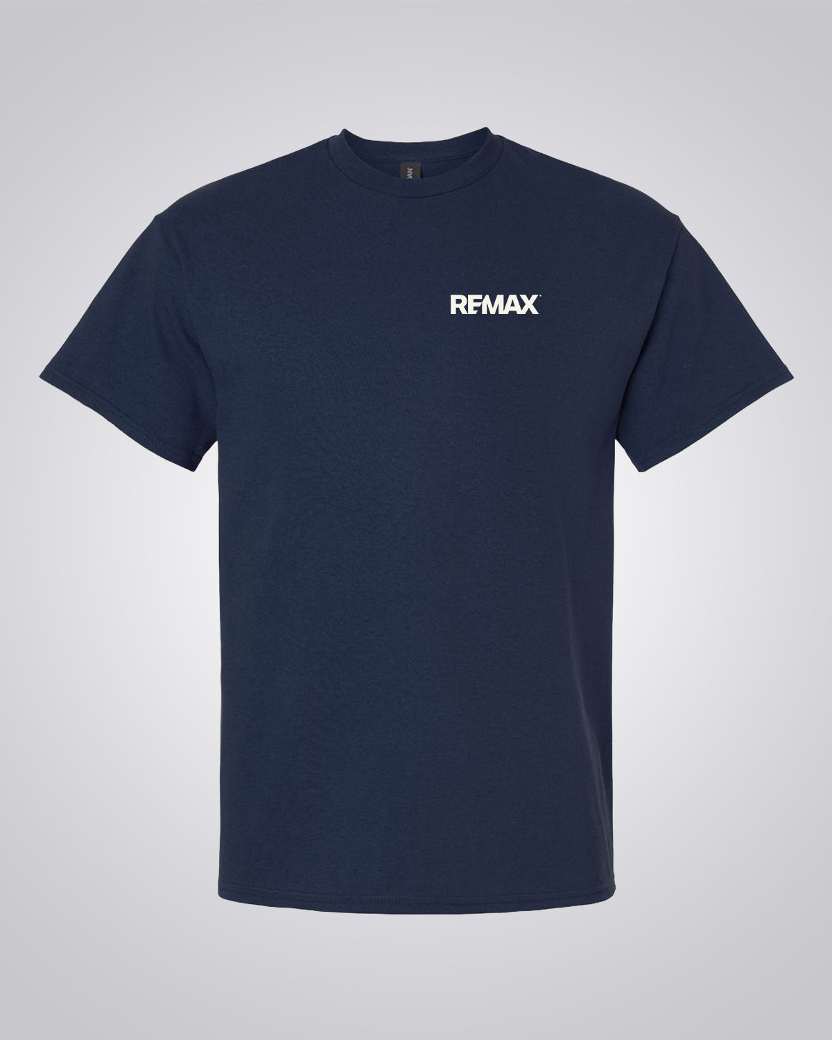 Navy T-Shirt - REMAX Brand Refresh - Left Chest - One Color Logo Printed
