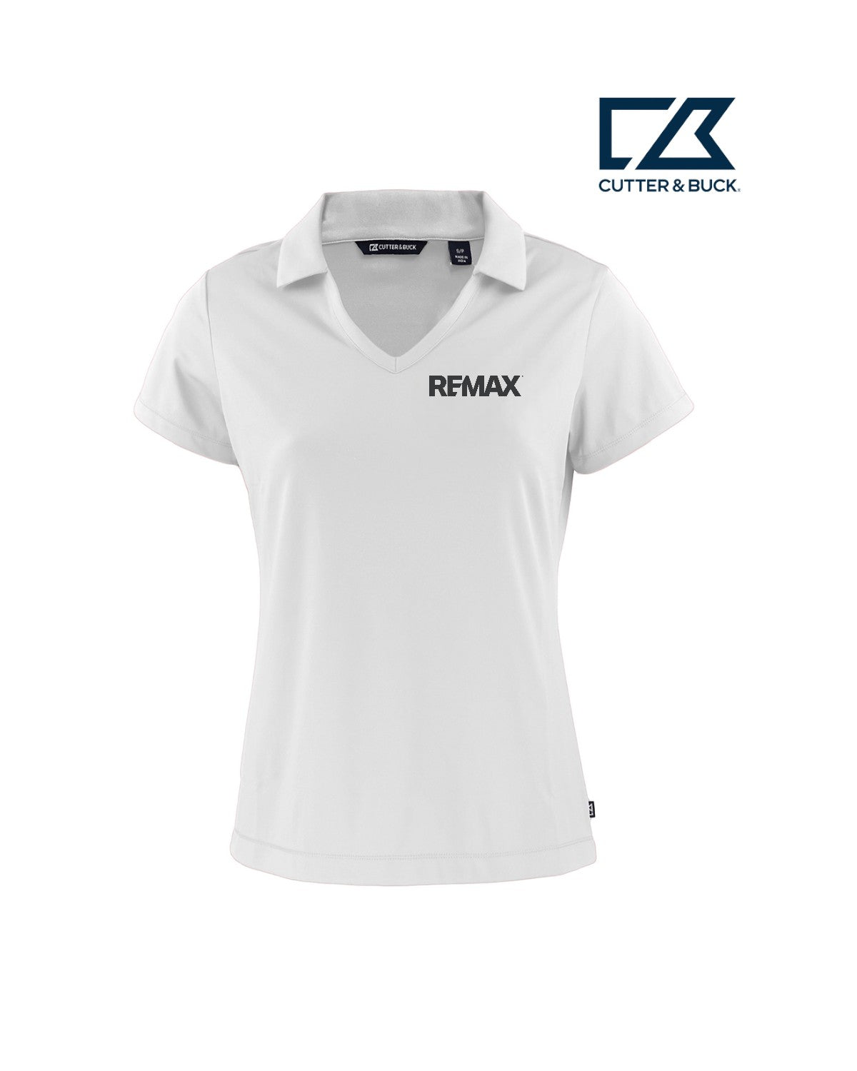Brand Refresh Cutter & Buck Daybreak Eco Recycled Womens V-Neck Polo