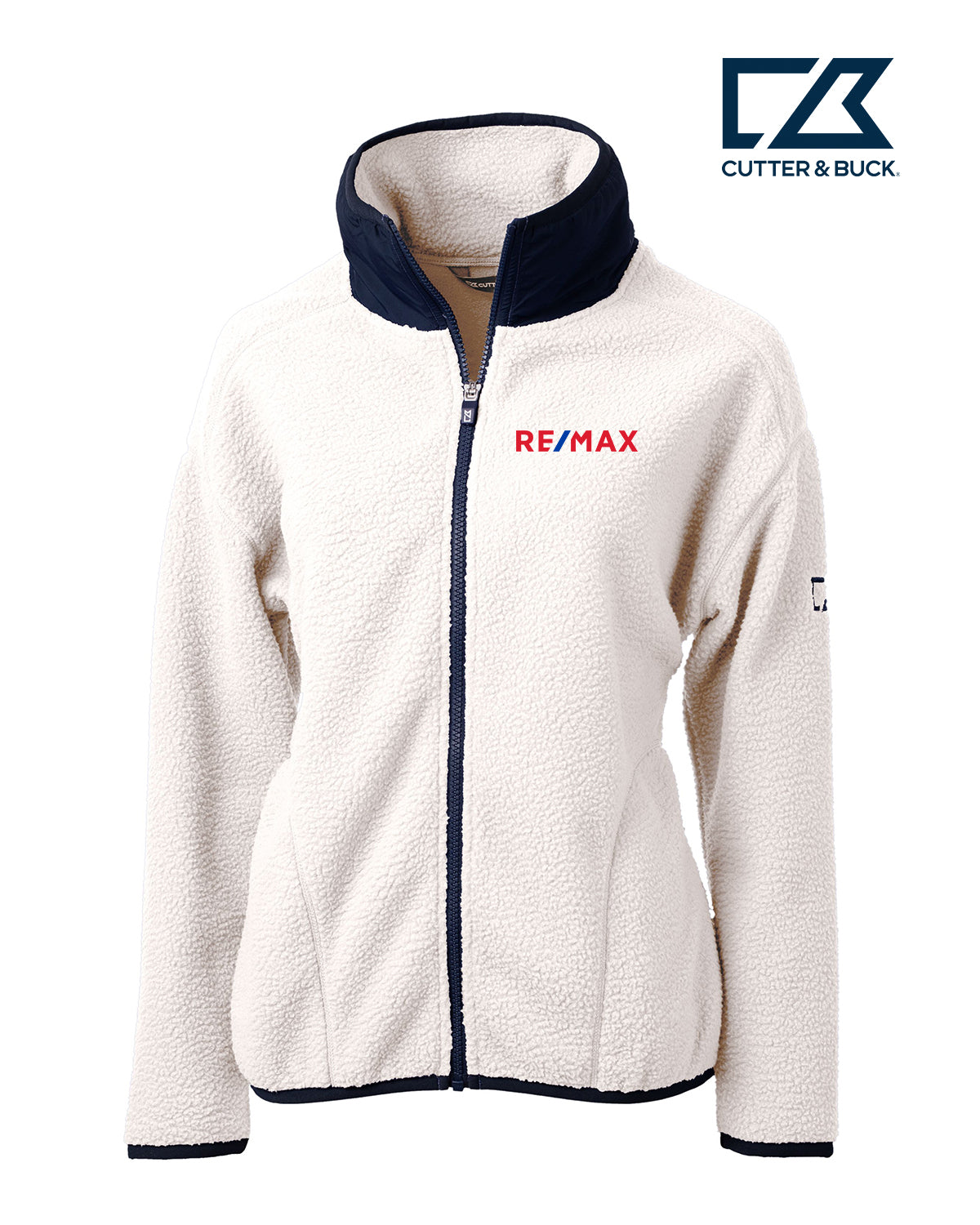 Cutter & Buck Cascade Eco Sherpa Womens Fleece Jacket