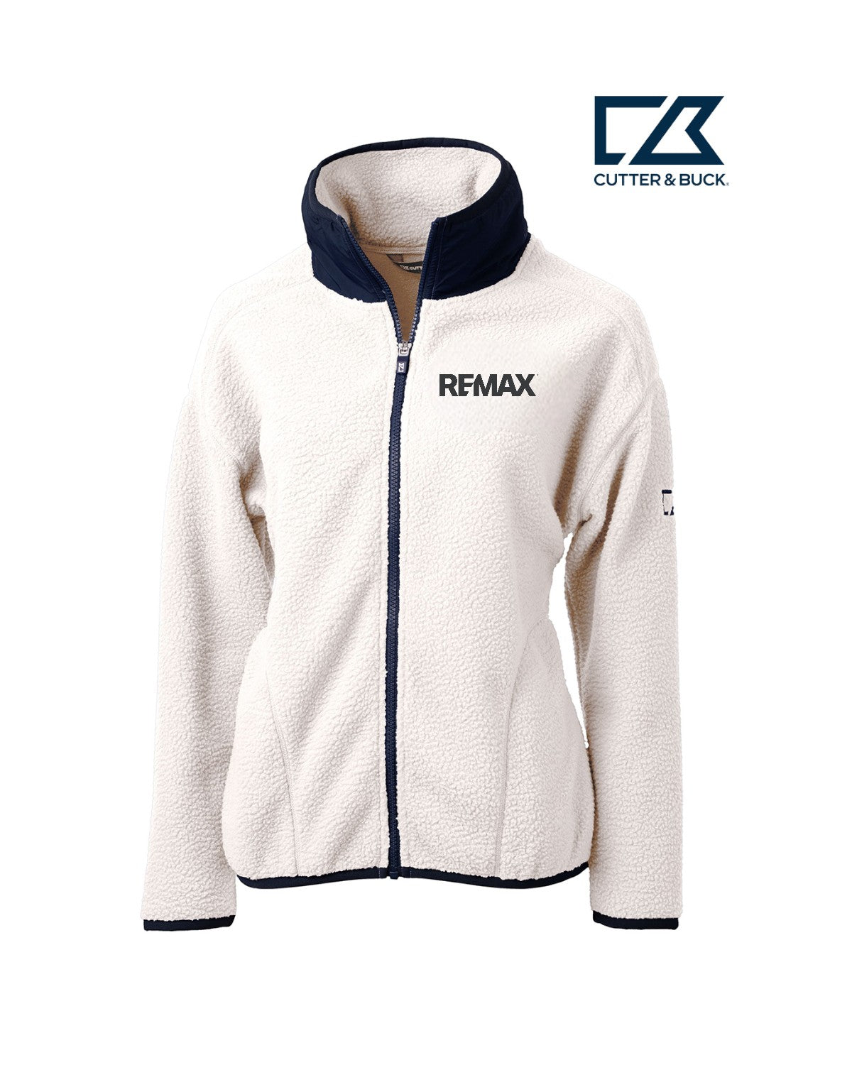 Brand Refresh Cutter & Buck Cascade Eco Sherpa Womens Fleece Jacket