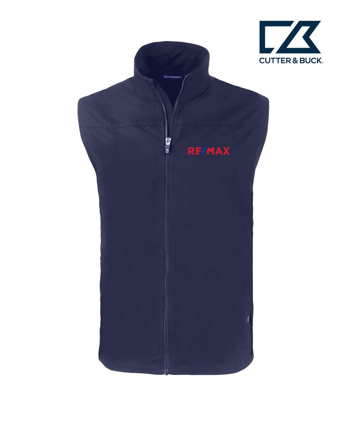 Cutter & Buck Charter Eco Recycled Mens Full-Zip Vest