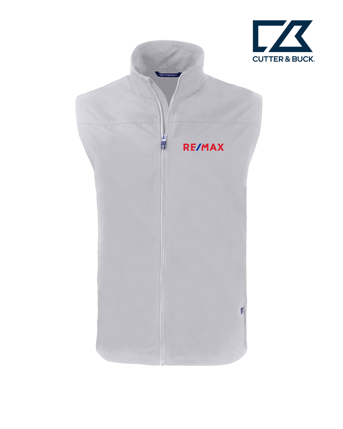 Cutter & Buck Charter Eco Recycled Mens Full-Zip Vest