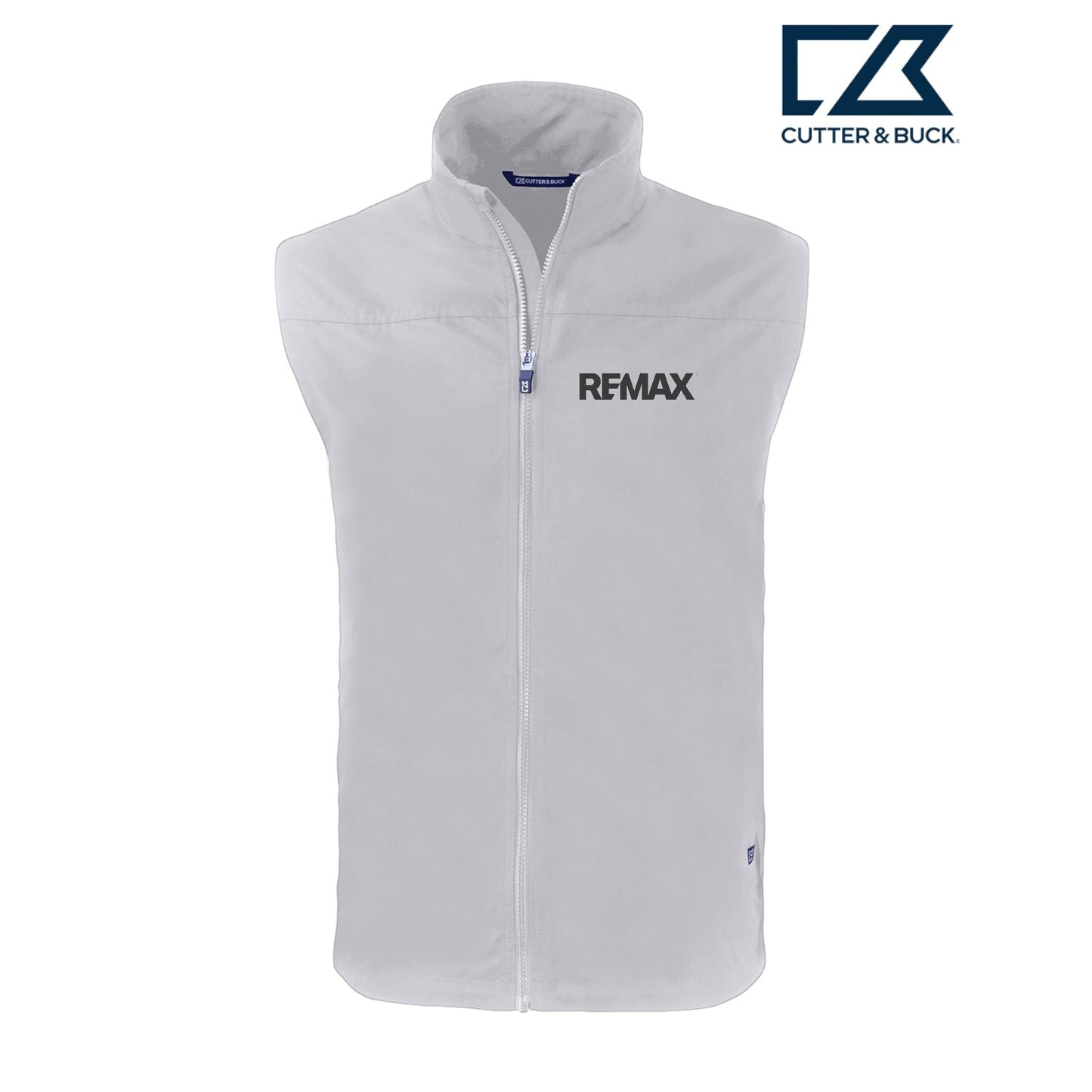 Brand Refresh Cutter & Buck Charter Eco Recycled Mens Full-Zip Vest