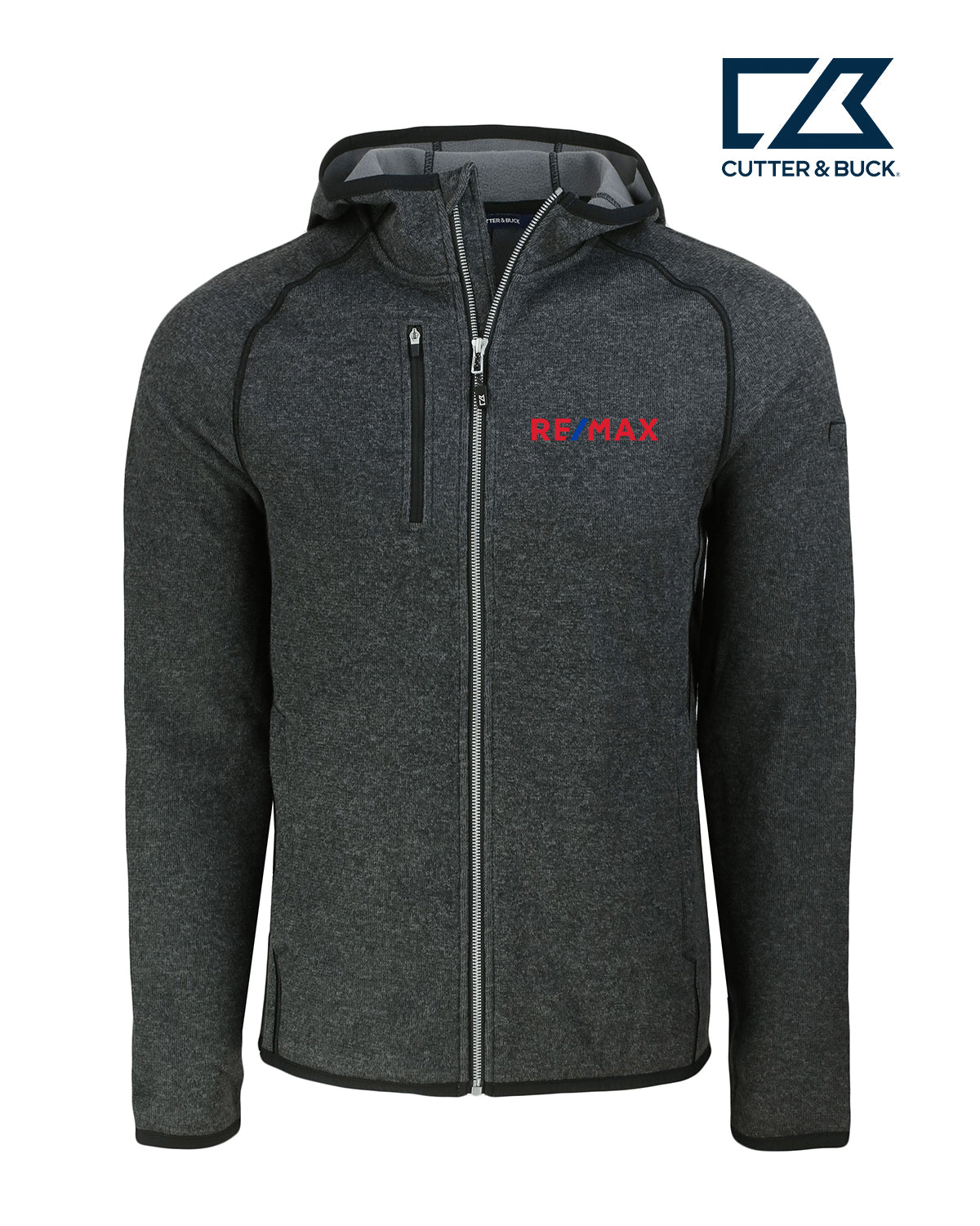 Cutter & Buck Mainsail Full Zip Hooded Mens Jacket