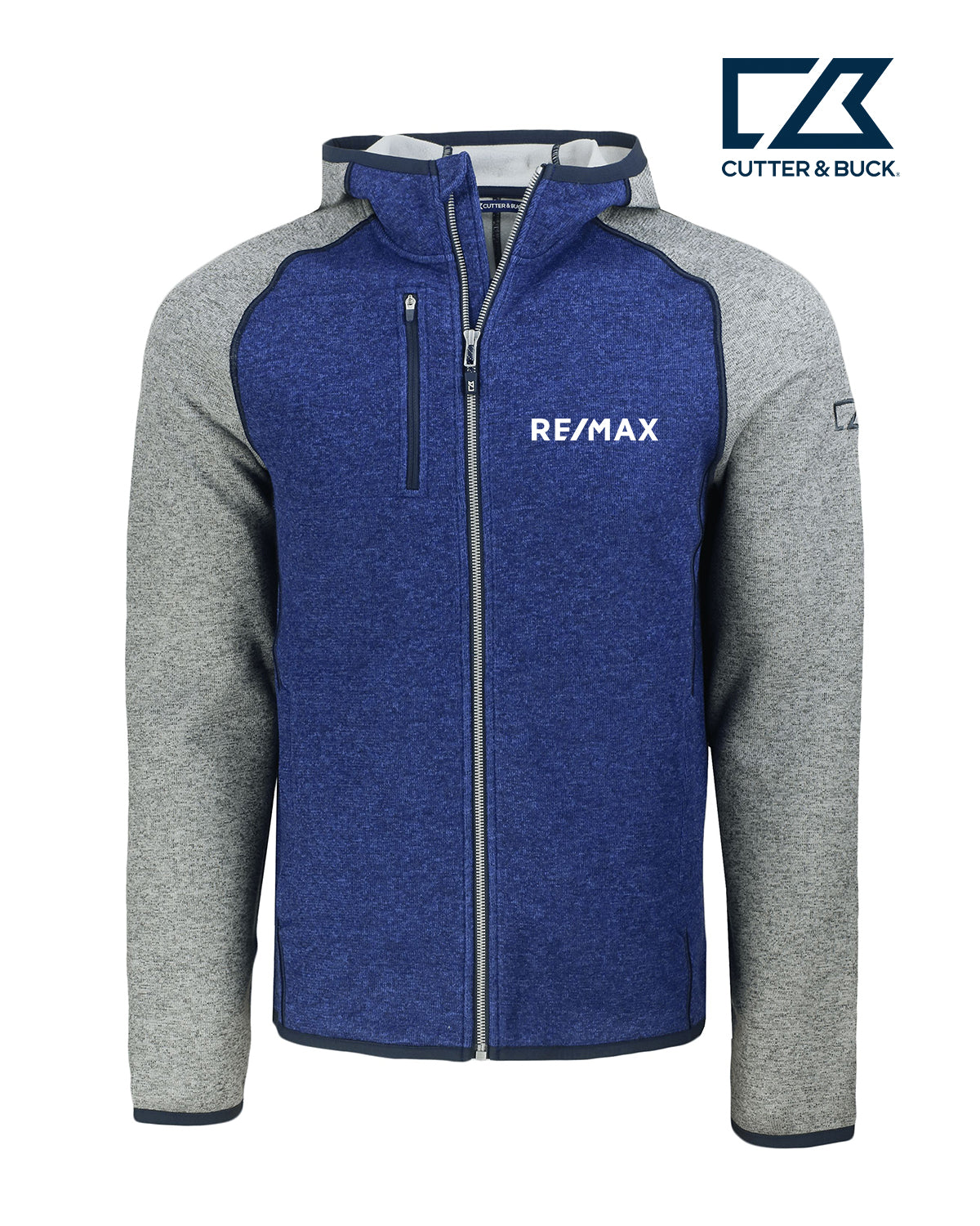 Cutter & Buck Mainsail Full Zip Hooded Mens Jacket