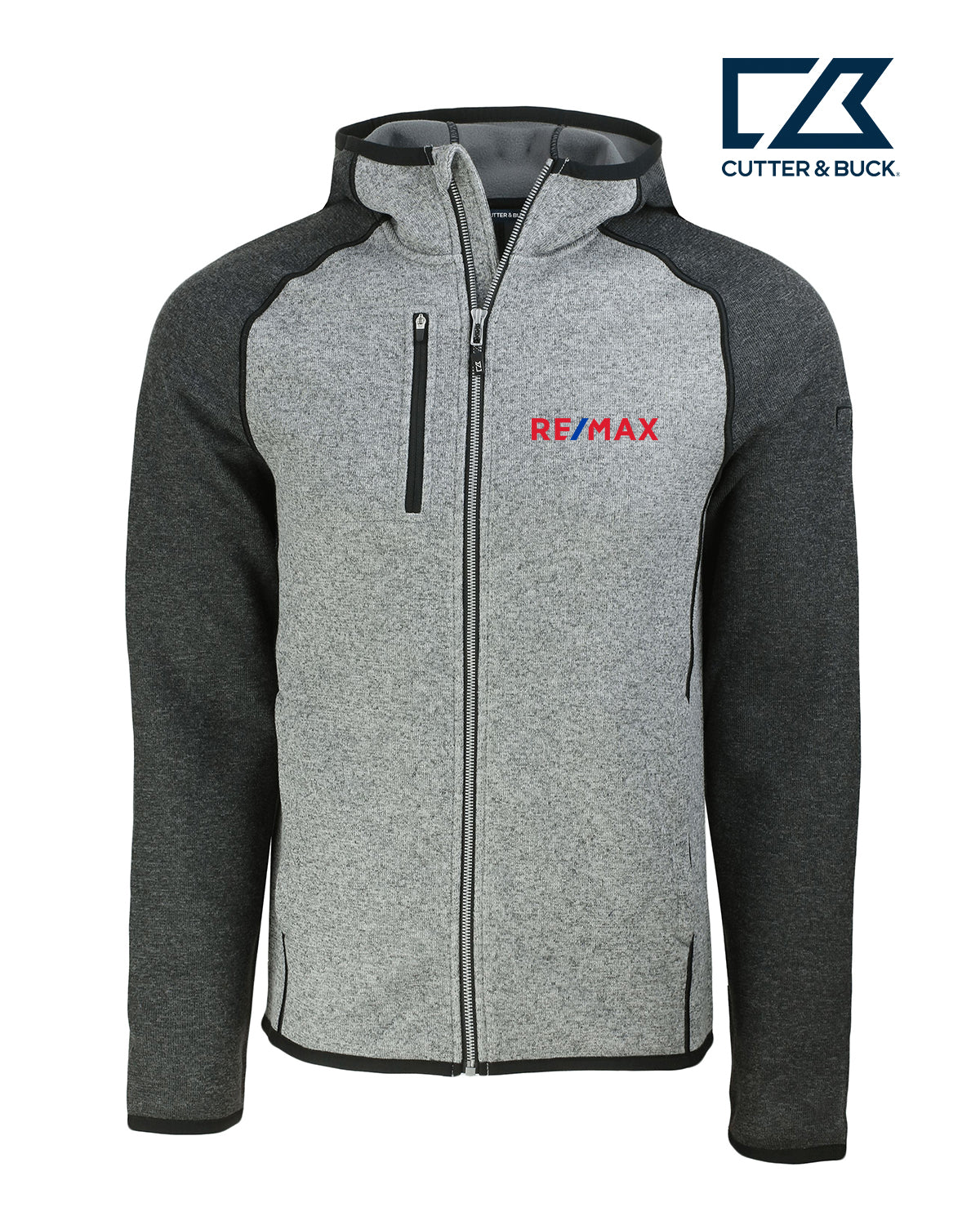 Cutter & Buck Mainsail Full Zip Hooded Mens Jacket