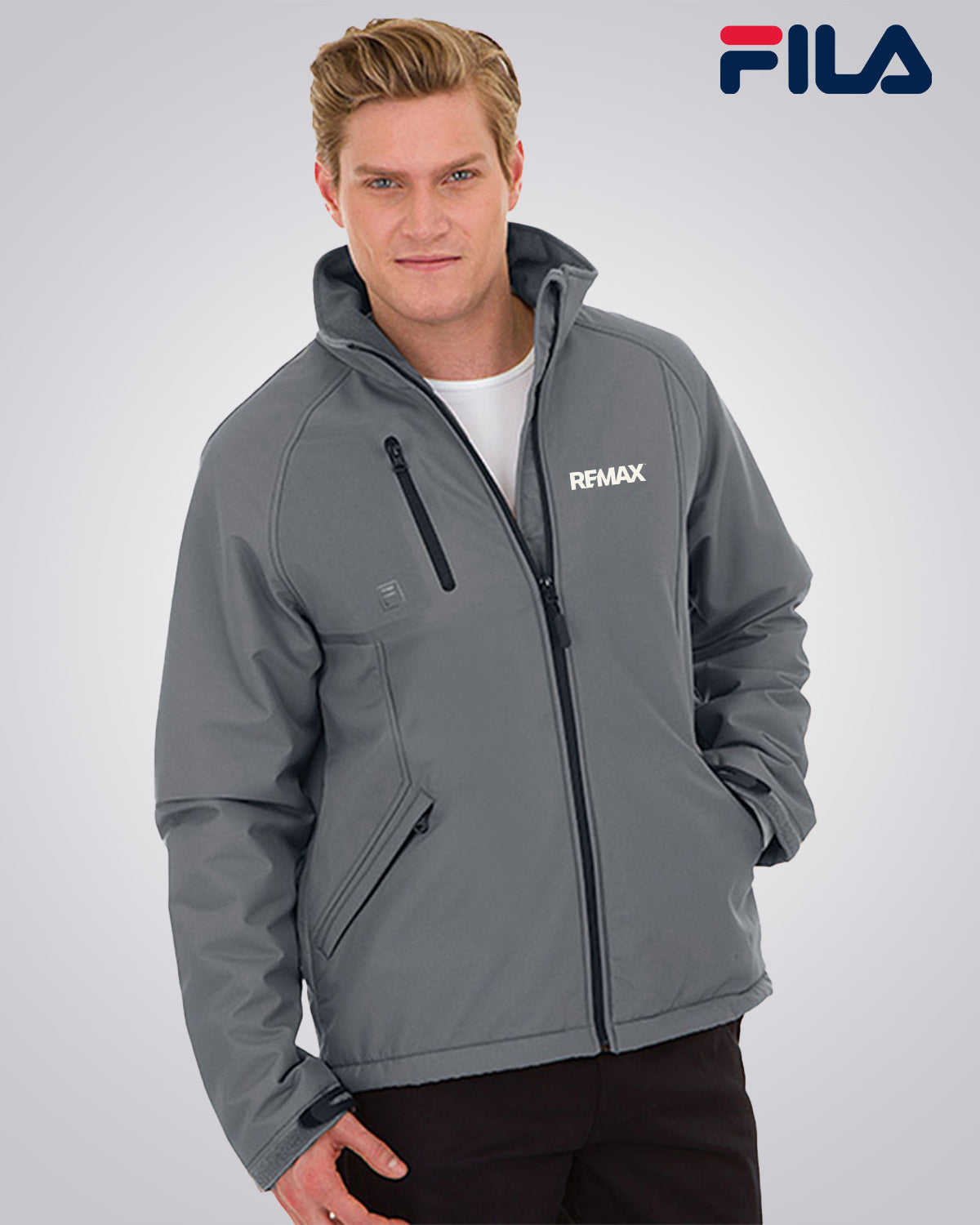 Fila Men's Tacoma Soft Shell Performance Jacket - REMAX Brand Refresh