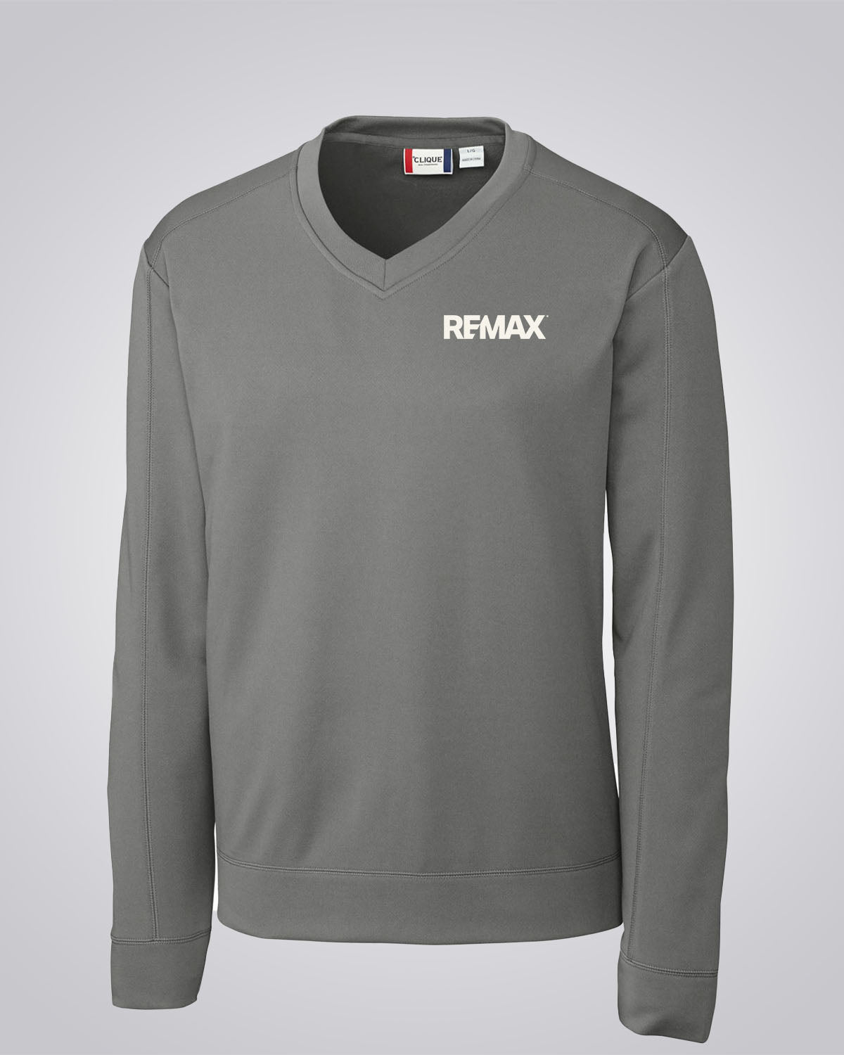 Clique Men's Helsa Vneck Sweater (Titan) - REMAX Brand Refresh