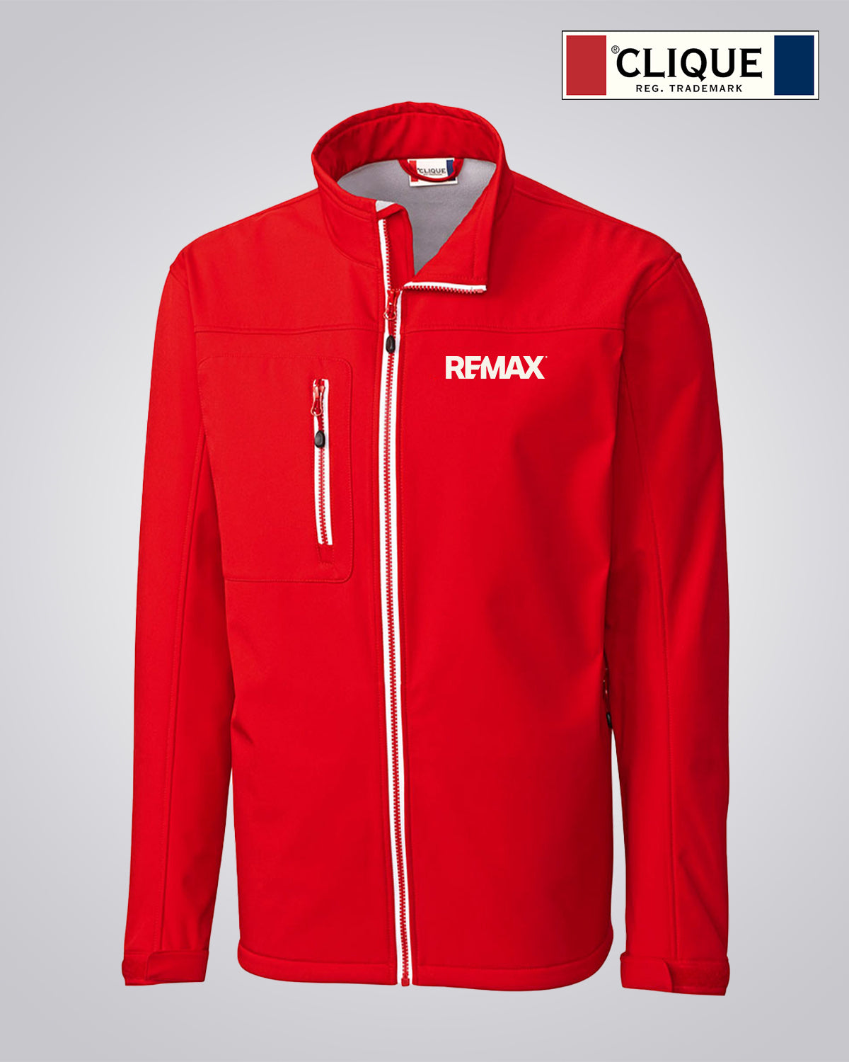 Clique Men's Telemark Softshell Jacket (Red) - REMAX Brand Refresh