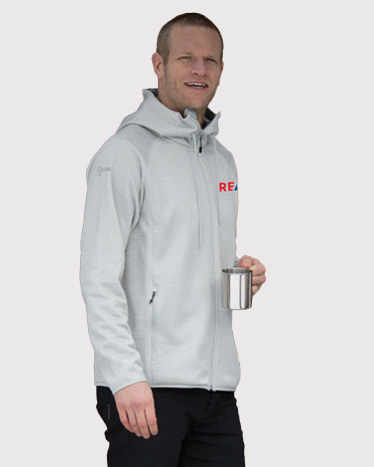 Men's Dry Tech Fleece Full Zip Hooded Jacket
