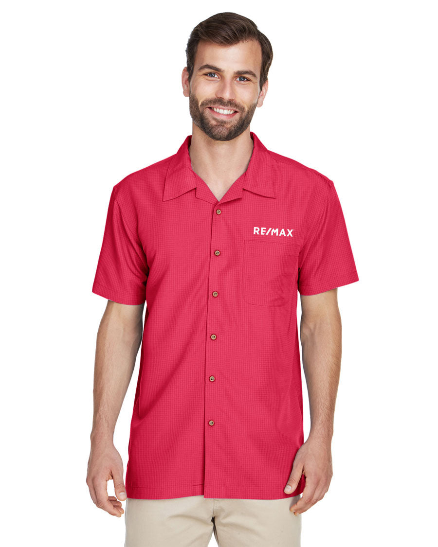 Men's Barbados Textured Camp Shirt