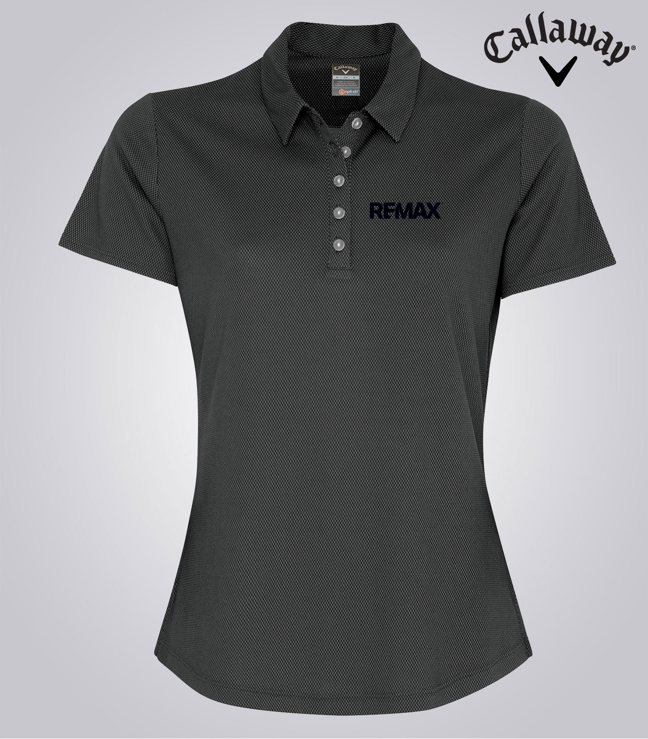 Callaway Ladies' Birdseye Polo - Brand Refresh - One Color Logo - Embroidered