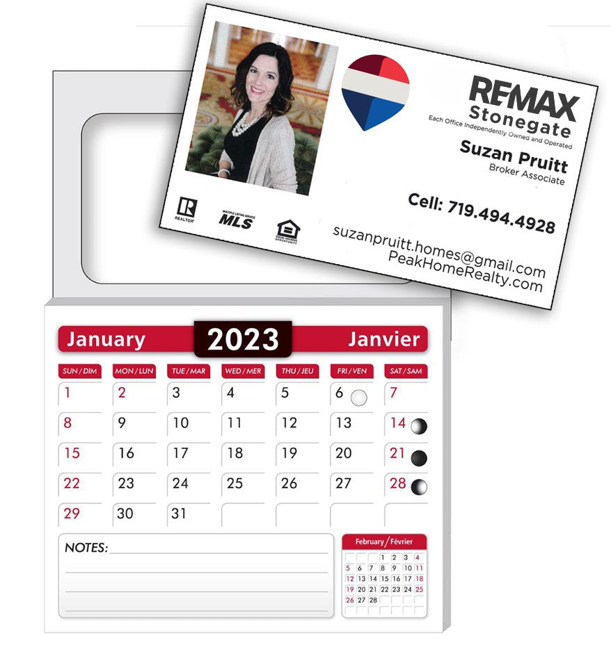 Magnetic Business Card & Calendar Pad (2” X3.5” | 0.020)