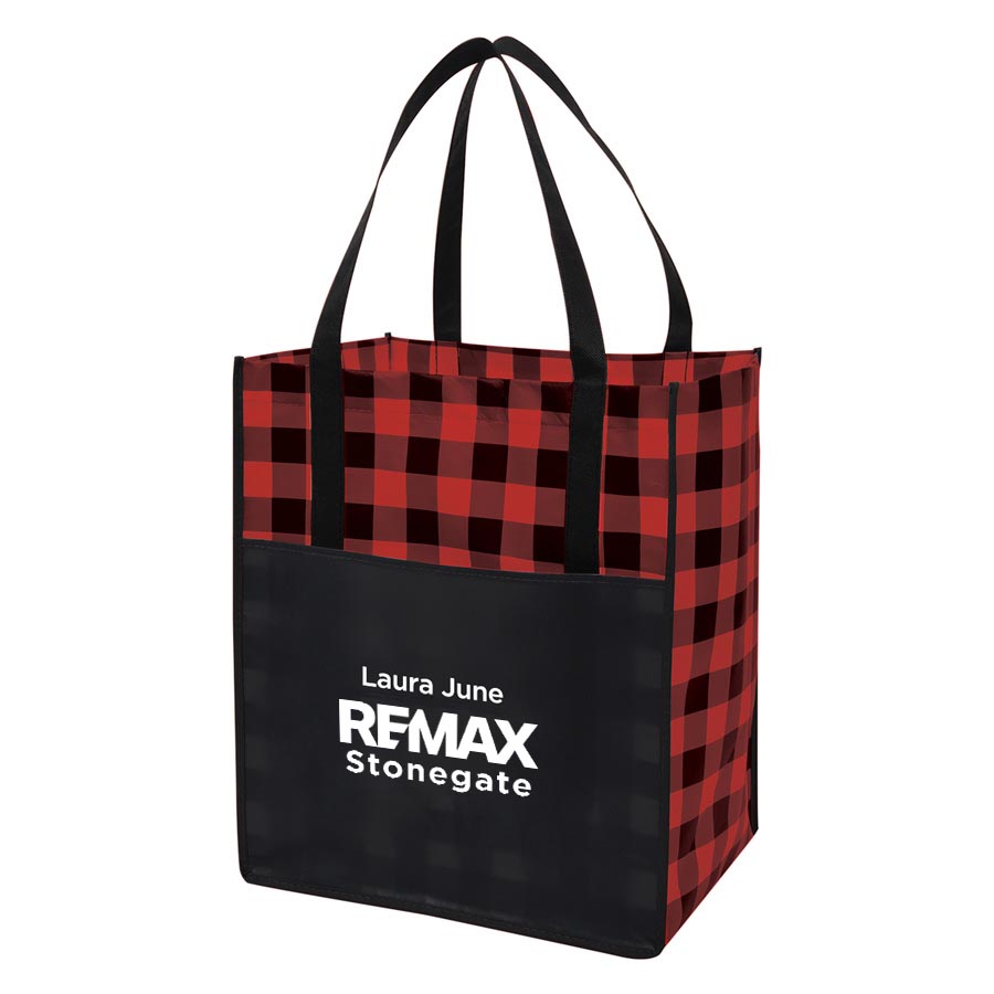 Northwoods Laminated Non-Woven Tote Bag - Custom - Print