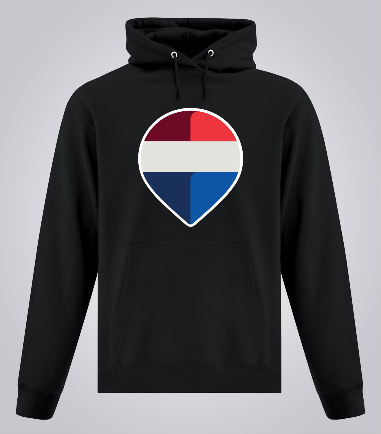 Unisex Everyday Fleece Hooded Sweatshirt - Brand Refresh - Full Color Logo - Print
