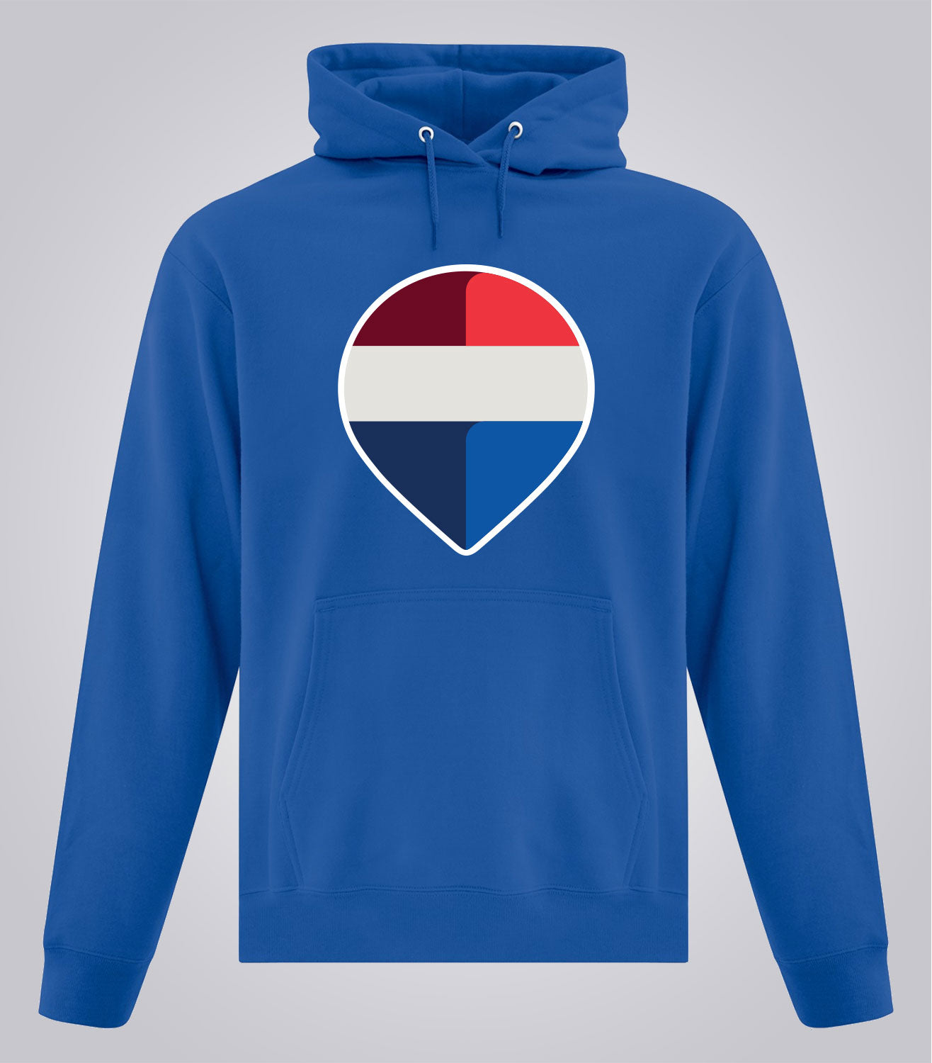 Unisex Everyday Fleece Hooded Sweatshirt - Brand Refresh - Full Color Logo - Print