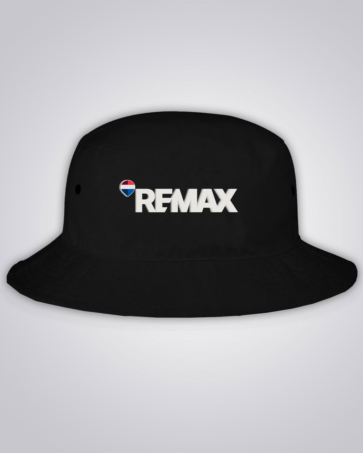 Bucket Hat - Black - REMAX Brand Refresh - Full Color 3D Silicone Patch