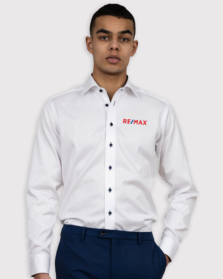 Men's Regular Red Bow Shirt