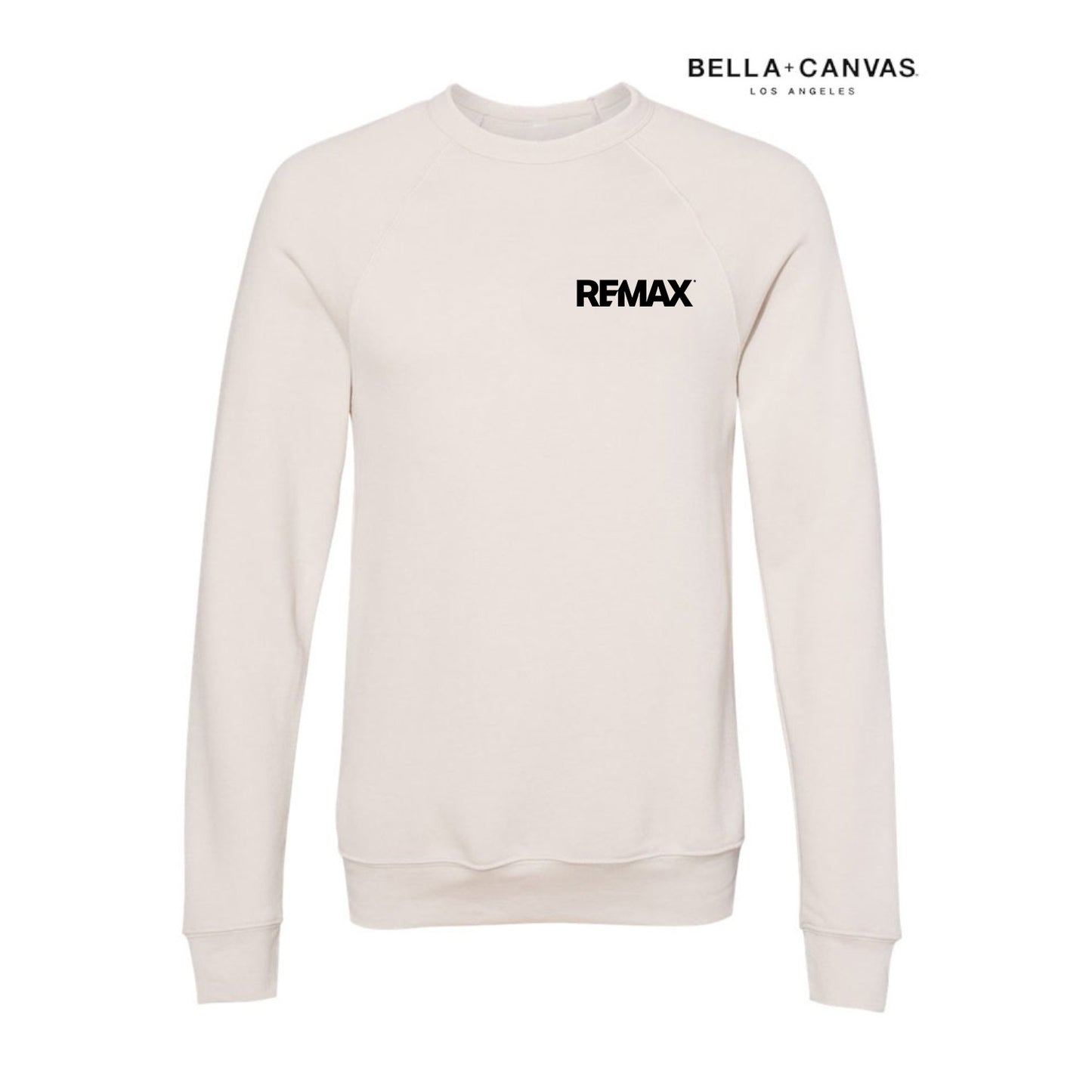Brand Refresh Bella + Canvas - Unisex Sponge Fleece Raglan Crewneck Sweatshirt - Embroidered