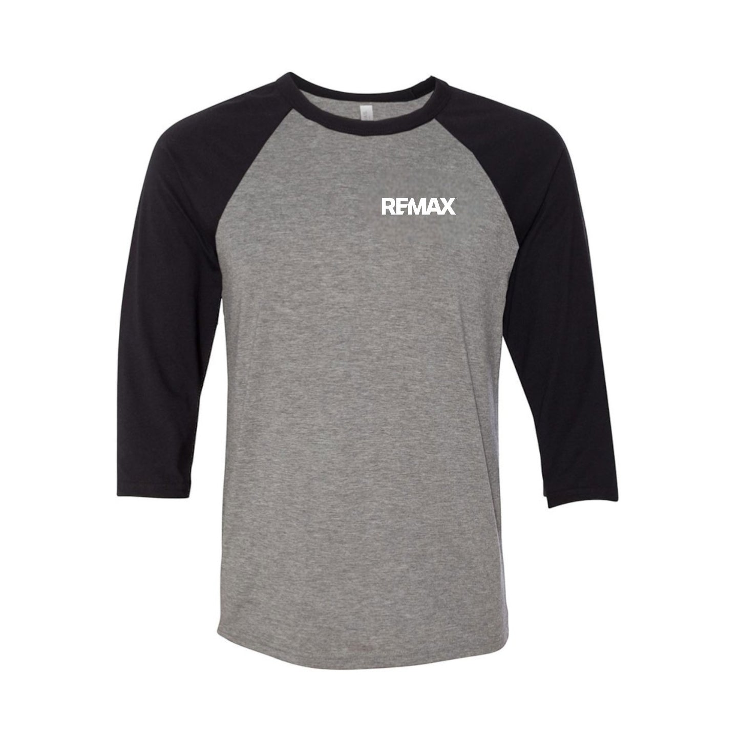 Brand Refresh Bella + Canvas Unisex Three-Quarter Sleeve Baseball T-Shirt - Embroidered