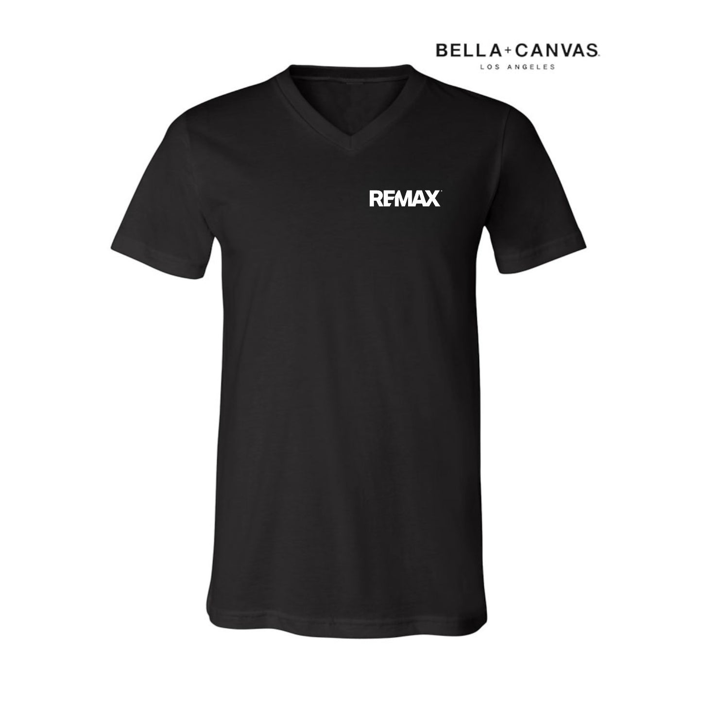 Brand Refresh Bella + Canvas Unisex Jersey V-Neck T-Shirt - Embroidered