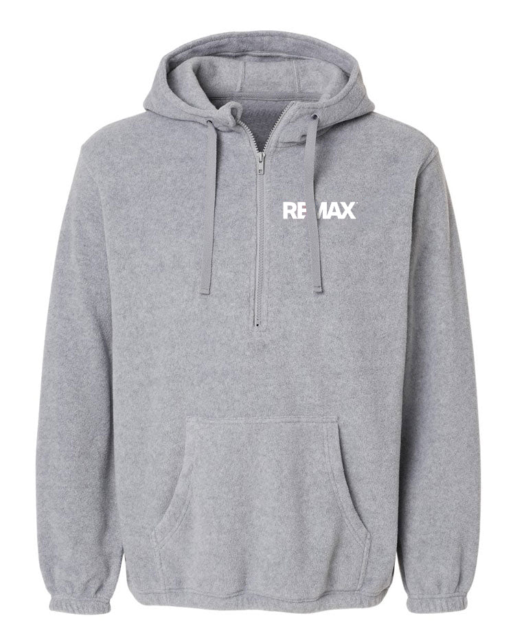 Brand Refresh Men's Polar Fleece Quarter-Zip Pullover Hoodie