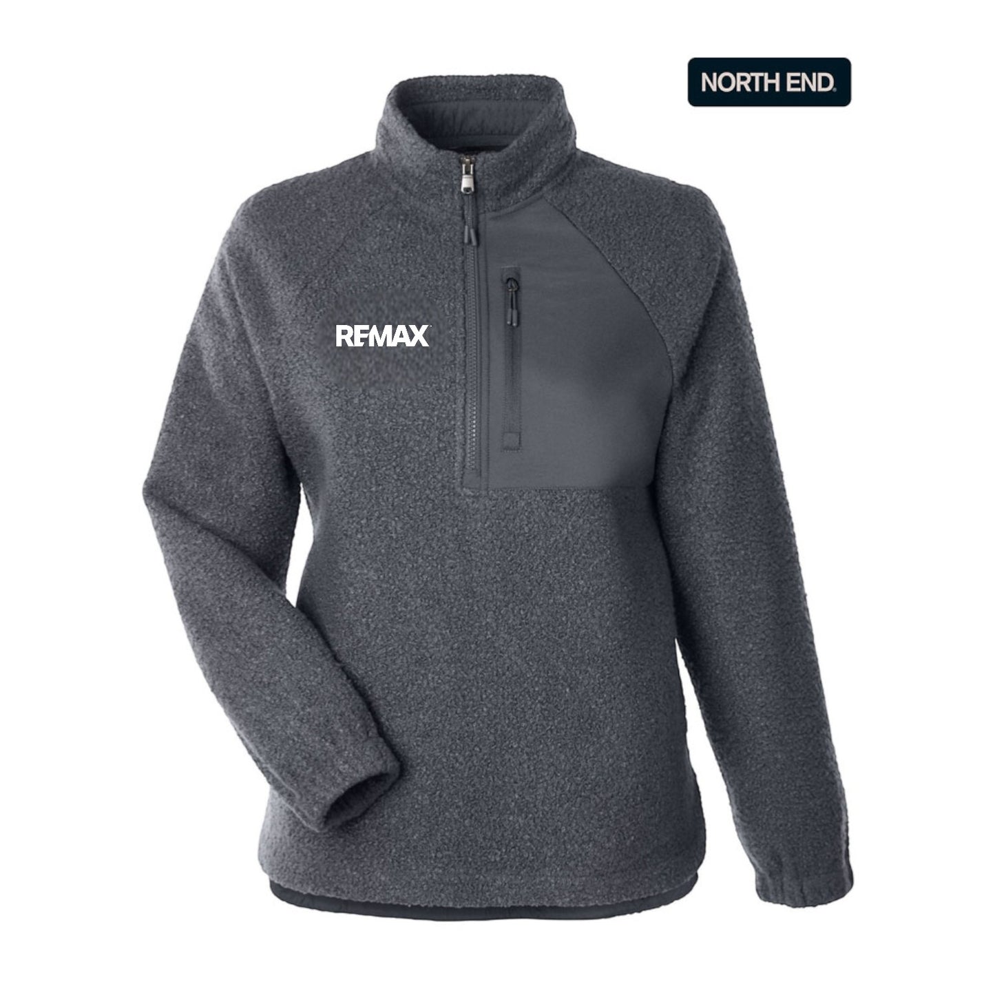 Brand Refresh North End Ladies' Aura Sweater Fleece Quarter-Zip