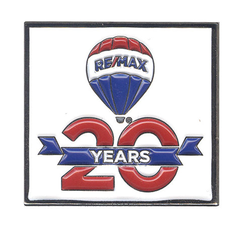 RE/MAX 20 Year Pin 1.5"