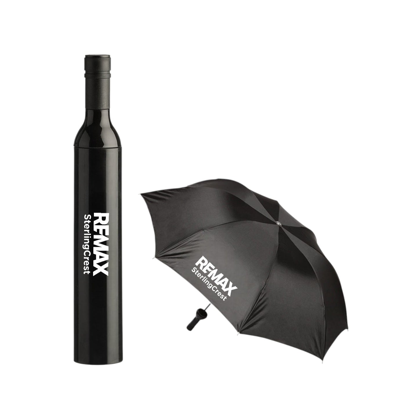 Parisian Bottle Umbrella - Custom Branded