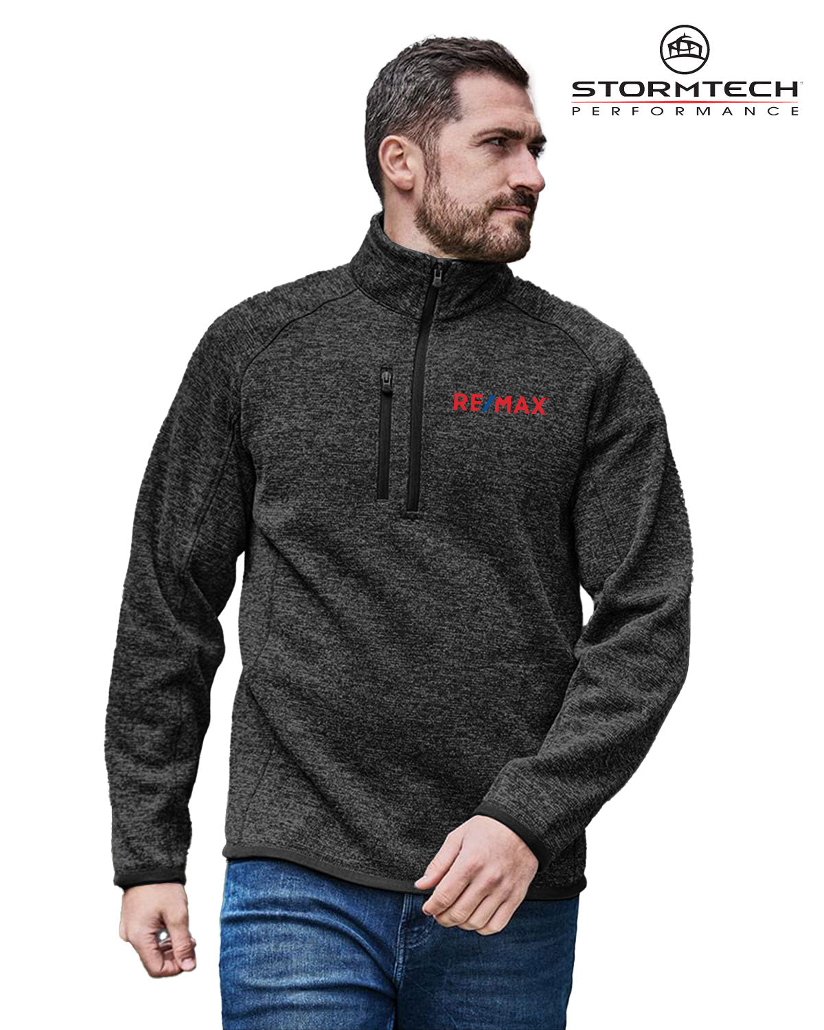 Stormtech Men's Avalante 1/4 Zip Pullover - Embroidered