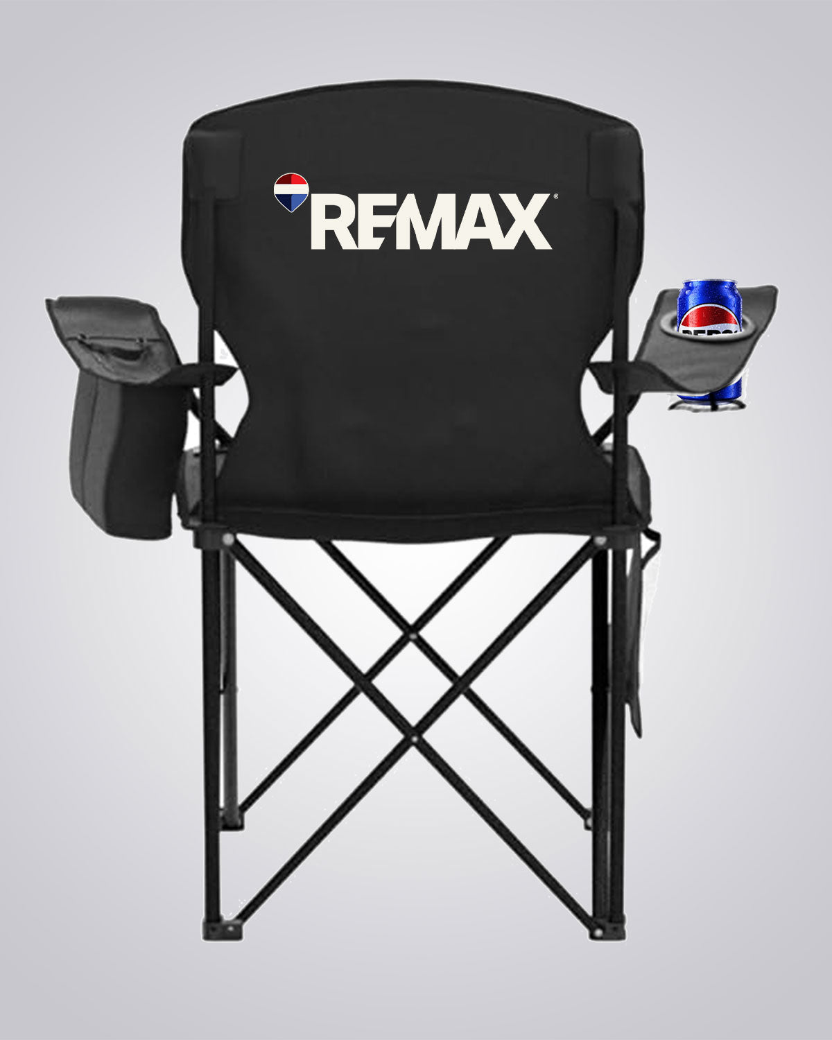 Basics Portable Camping Chair - REMAX Brand Refresh - Full Color Logo
