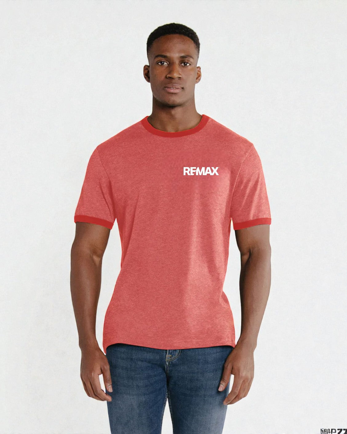 Brand Refresh Canadian-Made Unisex 9oz Short-Sleeve Ringer T-Shirt - Embroidered