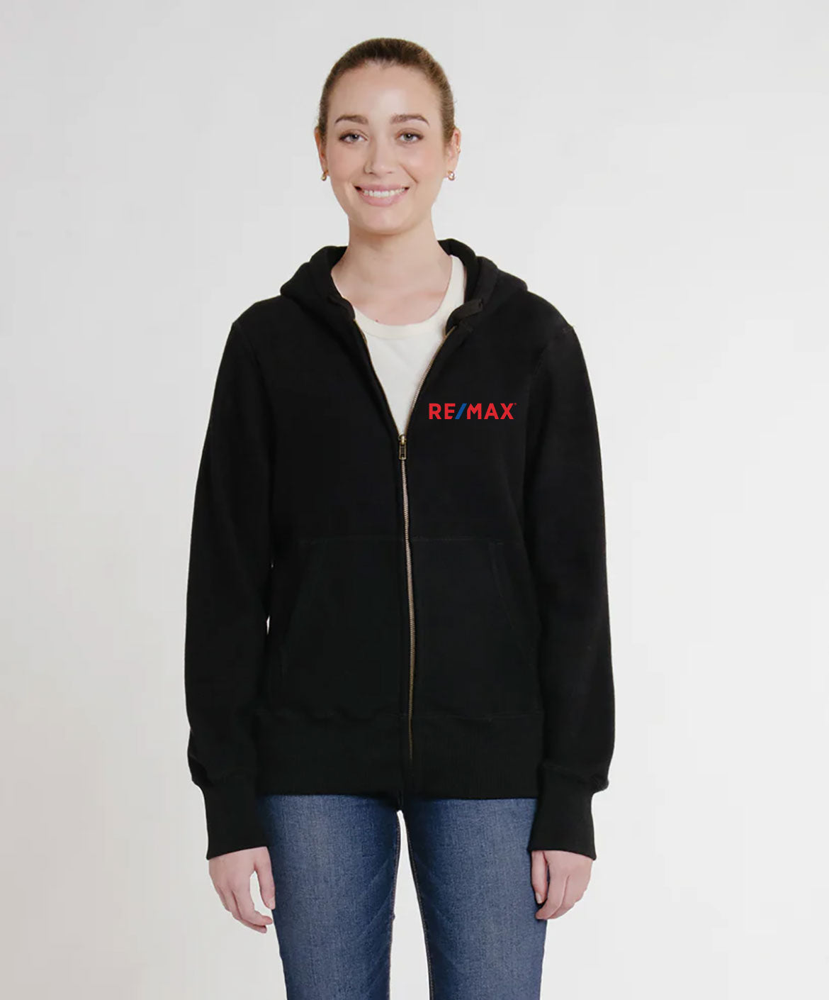 Canadian-Made Unisex 20oz Full-Zip Kangaroo Hoodie - Embroidered