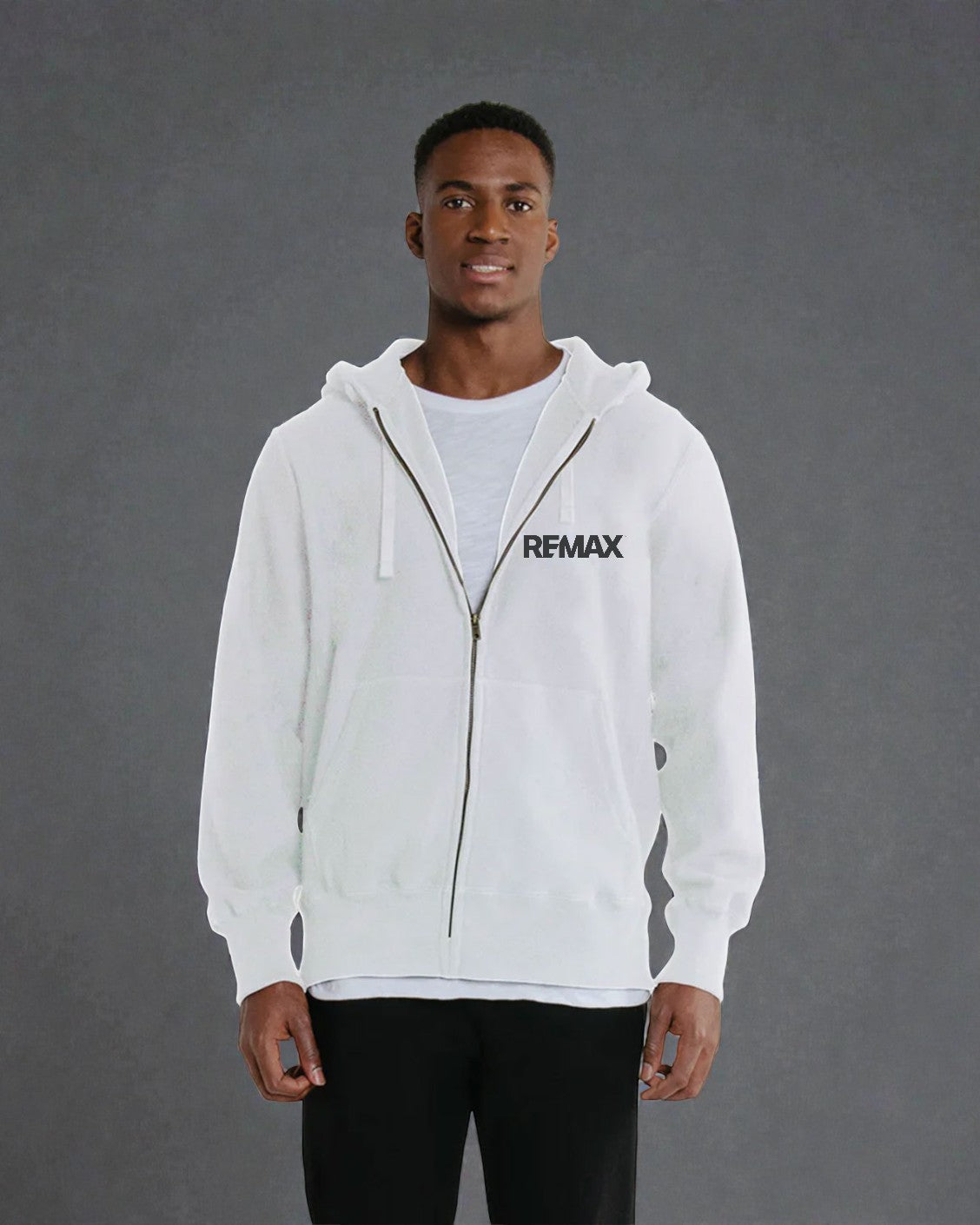 Brand Refresh Canadian-Made Unisex 20oz Full-Zip Kangaroo Hoodie - Embroidered