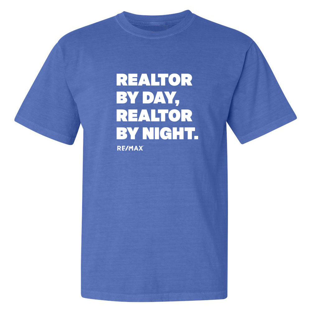 Premium Heavycotton Slogan T-Shirt - Realtor Day & Night - Print