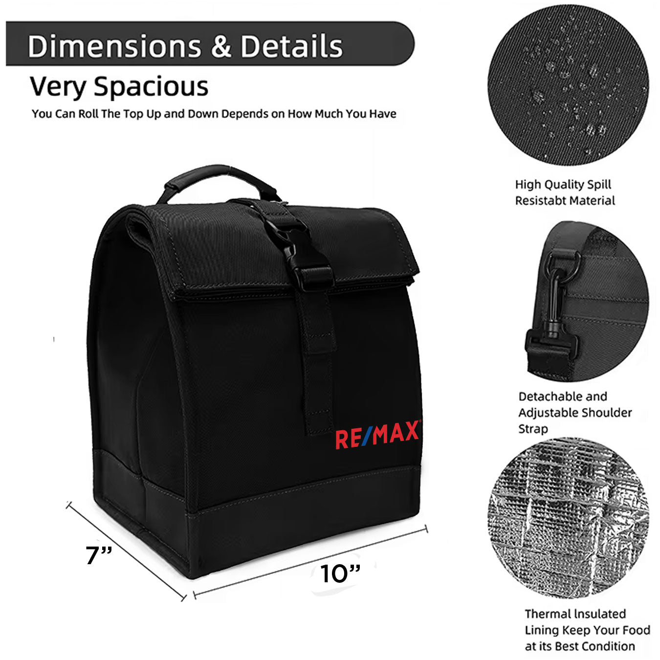 Reusable Lunch Bag - RE/MAX - Print
