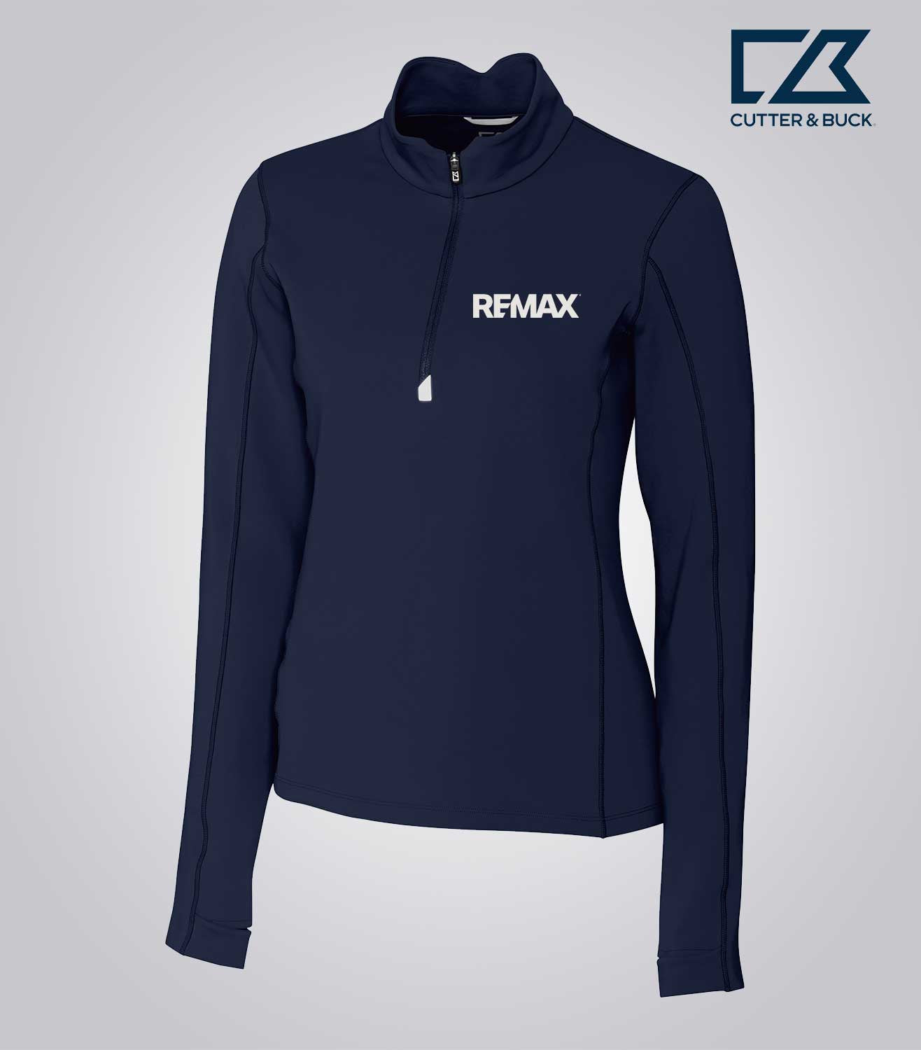 Cutter & Buck Traverse Stretch Eco Quarter Zip Womens Pullover - Brand Refresh - Embroidered