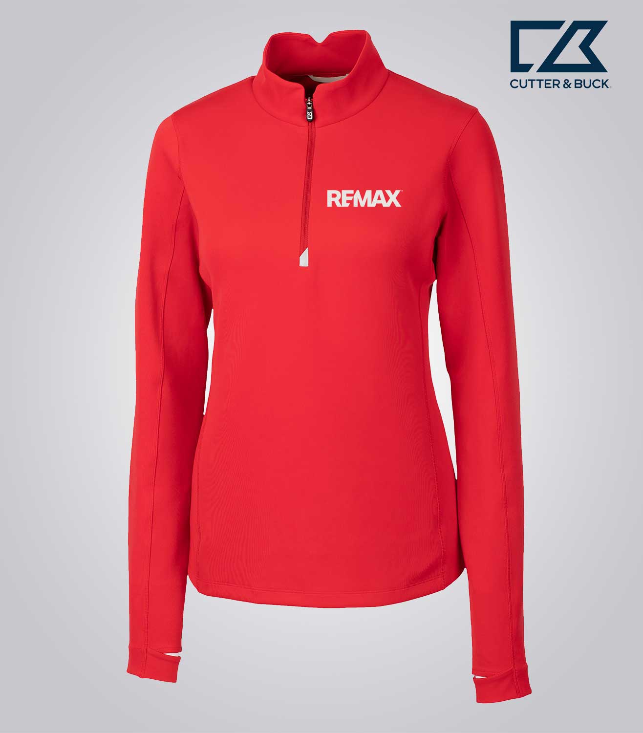 Cutter & Buck Traverse Stretch Eco Quarter Zip Womens Pullover - Brand Refresh - Embroidered