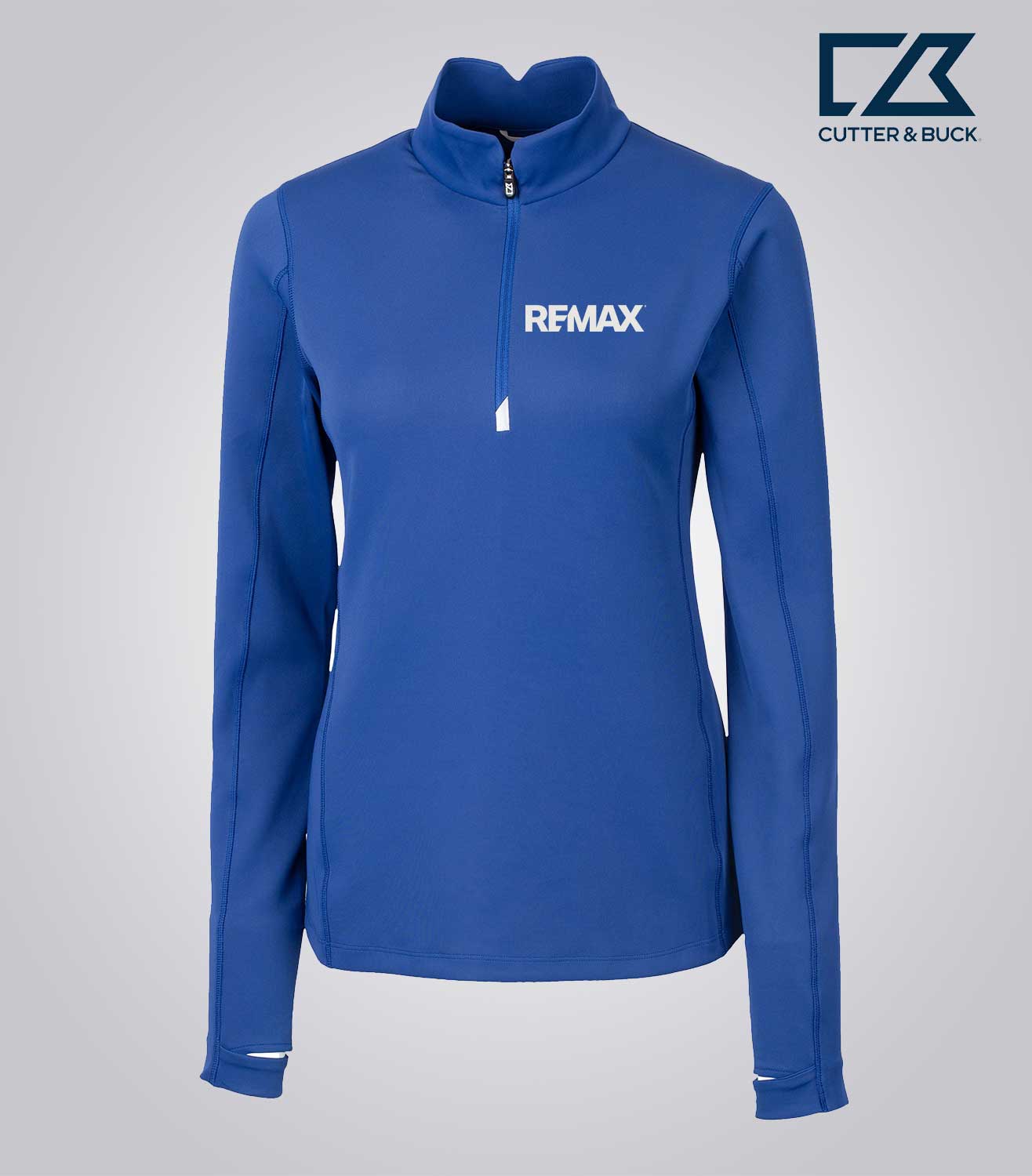 Cutter & Buck Traverse Stretch Eco Quarter Zip Womens Pullover - Brand Refresh - Embroidered