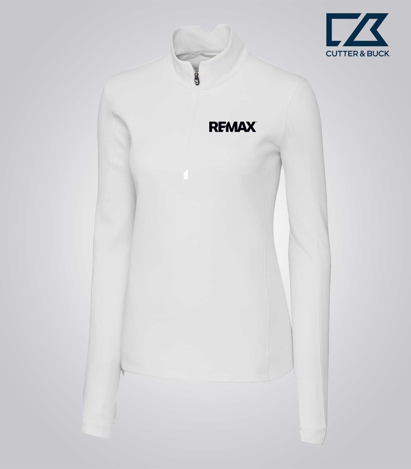 Cutter & Buck Traverse Stretch Eco Quarter Zip Womens Pullover - Brand Refresh - Embroidered